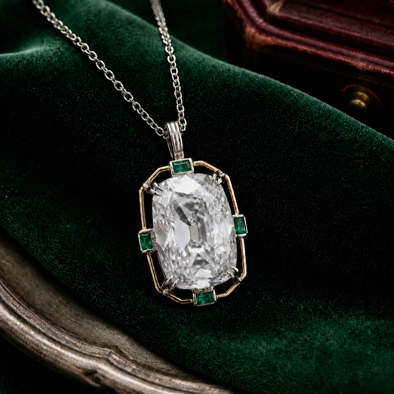 Jewelry selected for Old Mine Divine, Part 1: How the Cushion Brilliant Evolved