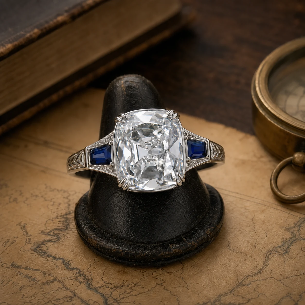 Jewelry selected for Should You Recut an Old Mine Cut Diamond or Preserve It?