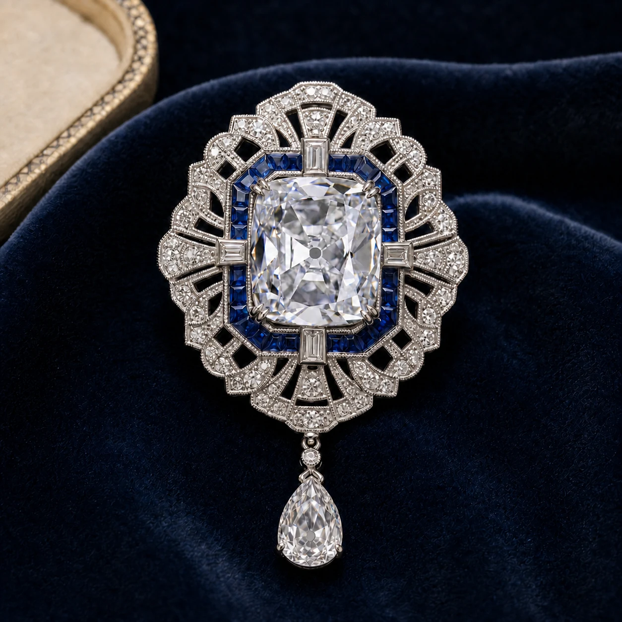 Jewelry selected for High Crowns in Old Mine Cut Diamonds: How to Read the Profile