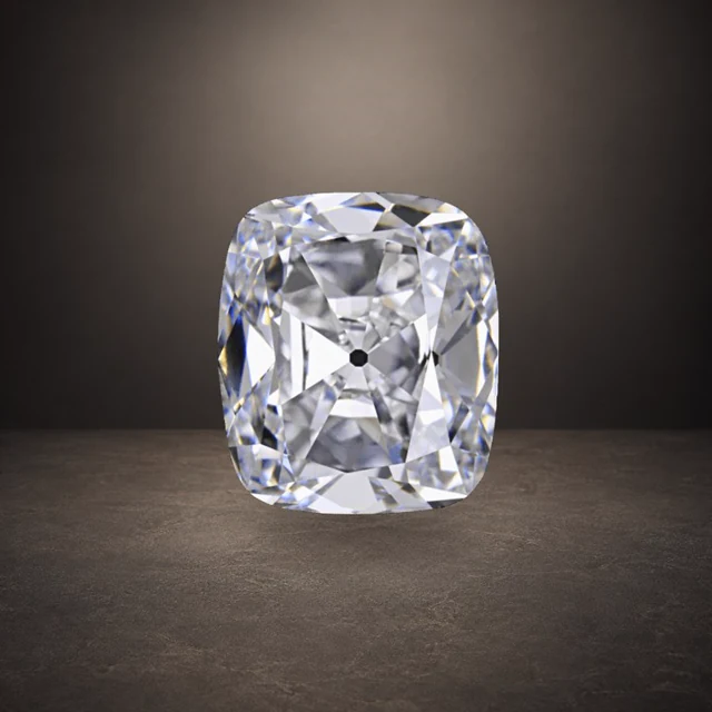 A 7.51 ct D IF cushion, IC-01706