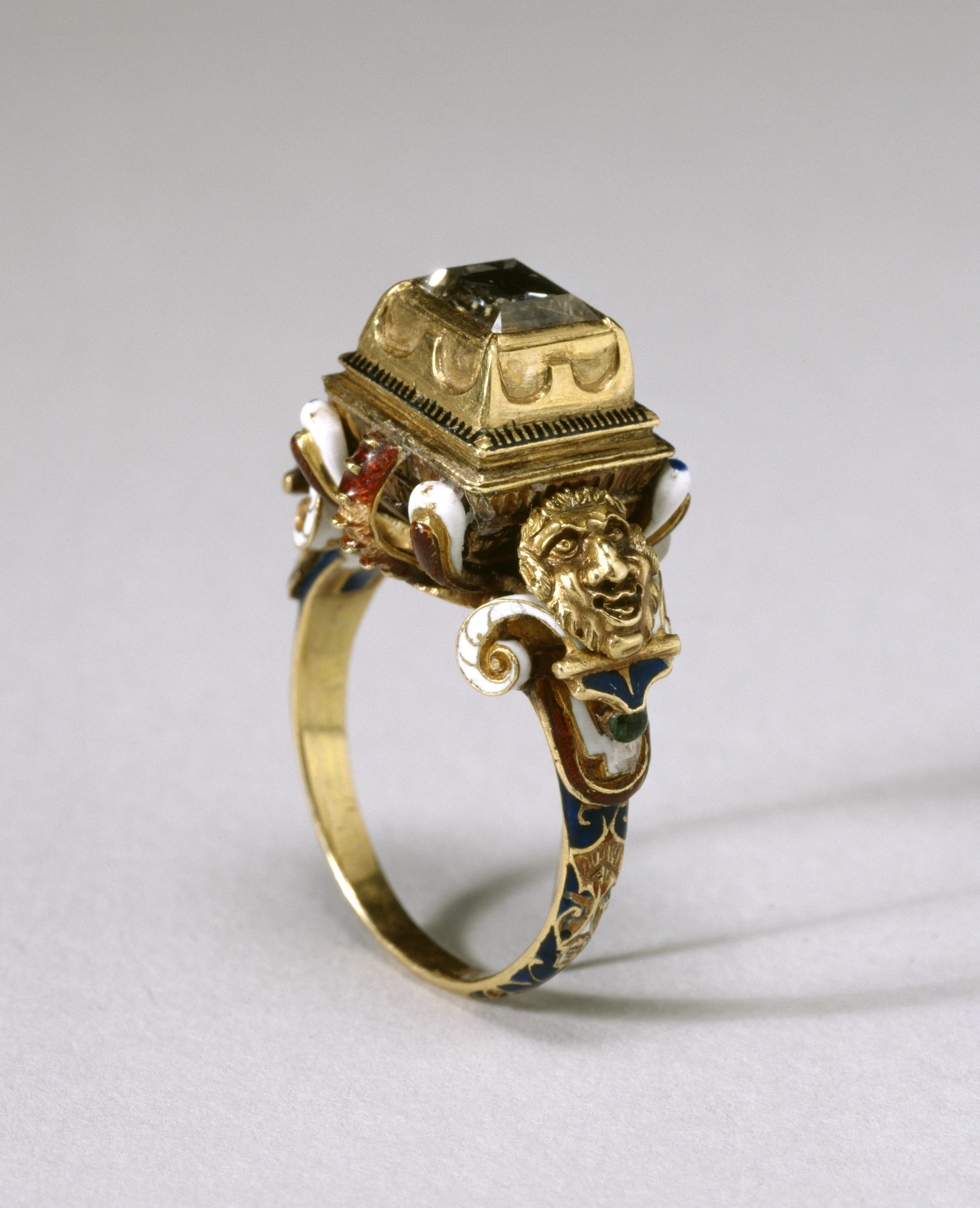 Sixteenth-century European ring set with a table-cut diamond