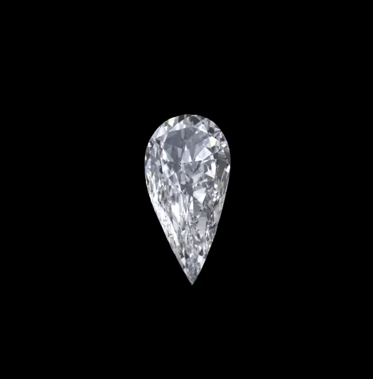 3.01 Ct. D VVS2 Pear Brilliant Type IIa