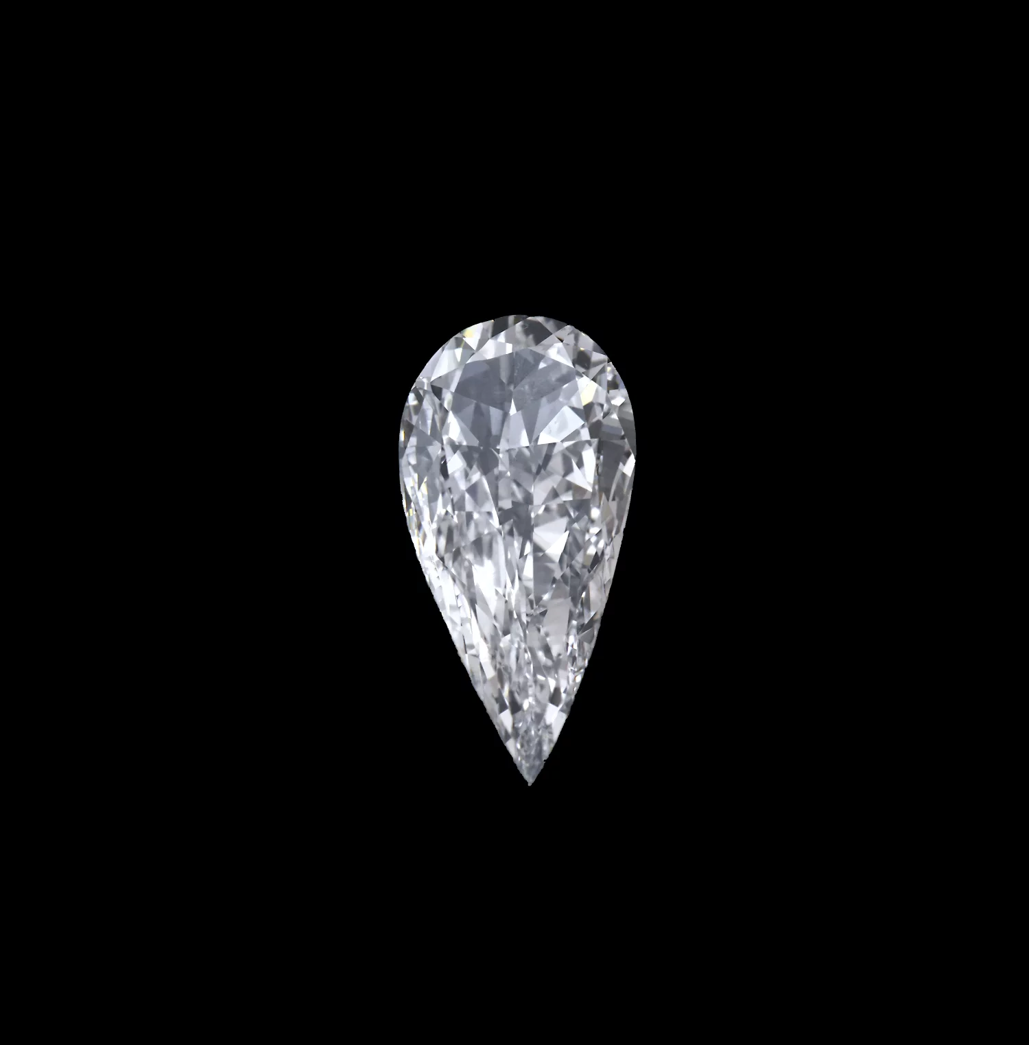 3.01 Ct. D VVS2 Pear Brilliant Type IIa
