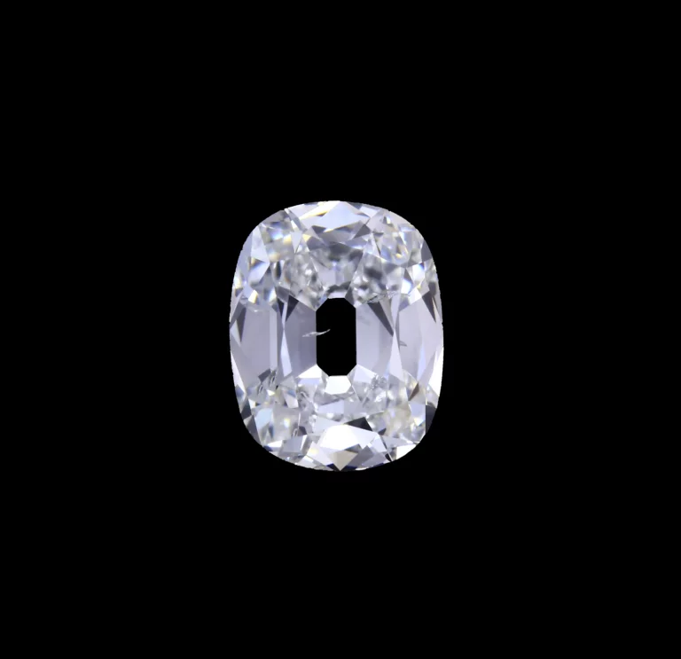 3.09 Ct. F SI2 Old Mine Cushion Brilliant