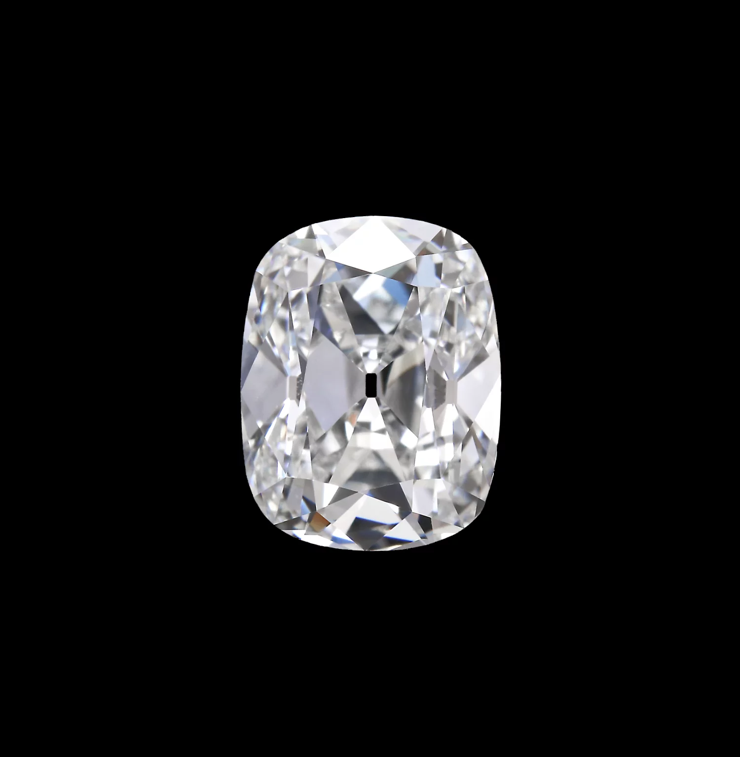 5.03 Ct. F VS1 Old Mine Cushion