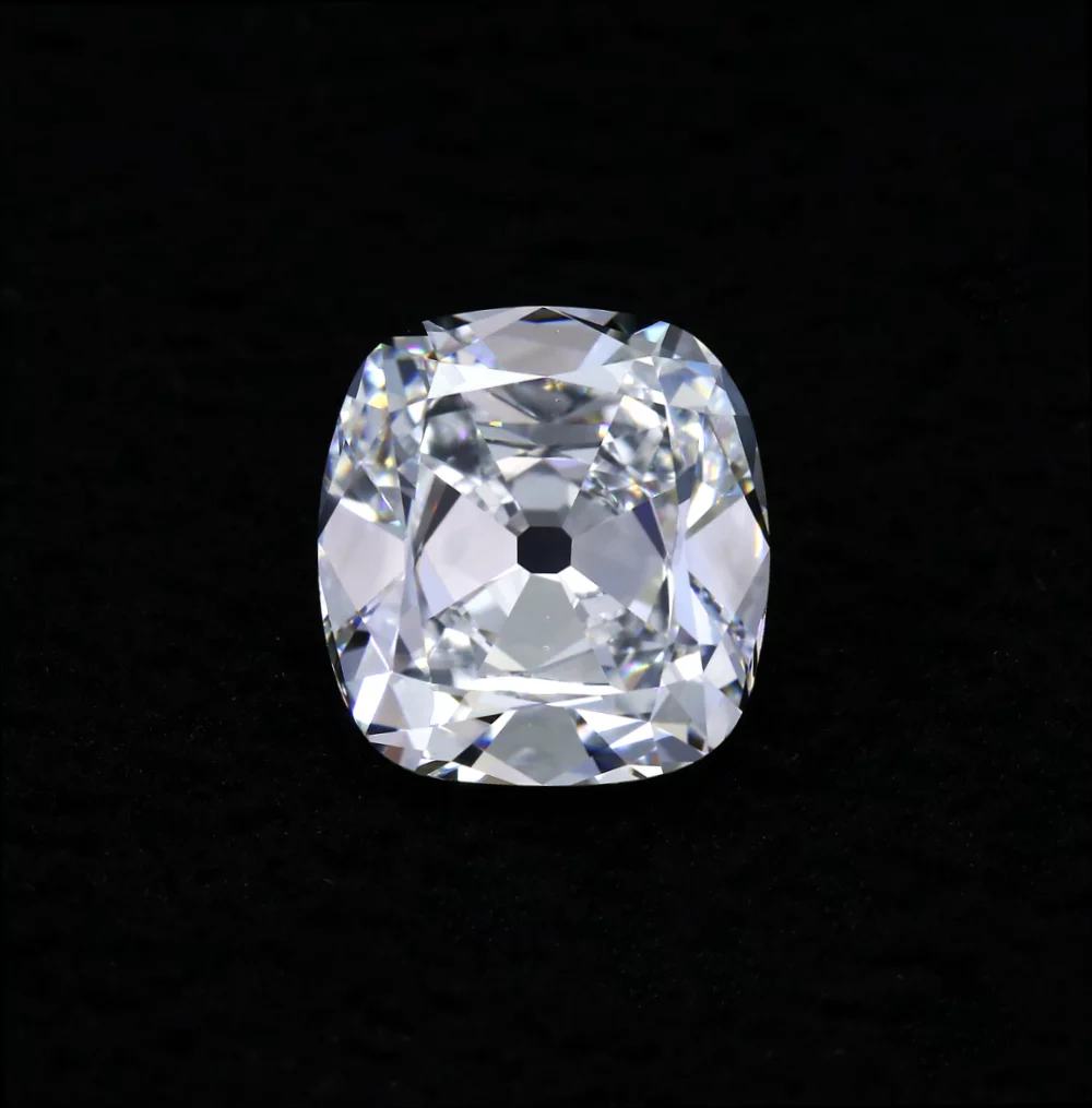 6.01 Ct. D VS2 Old Cut Cushion