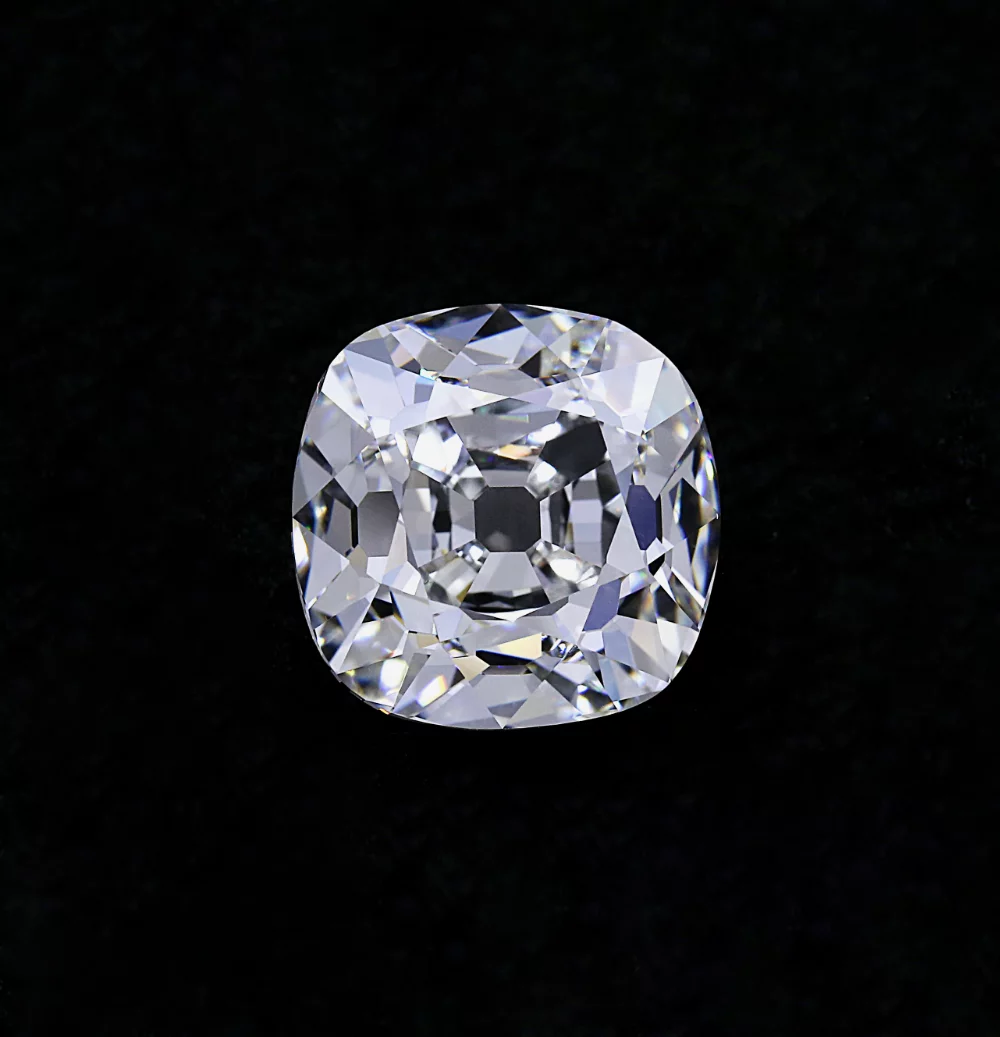8.01 Ct. H VVS2 Old Mine Cushion