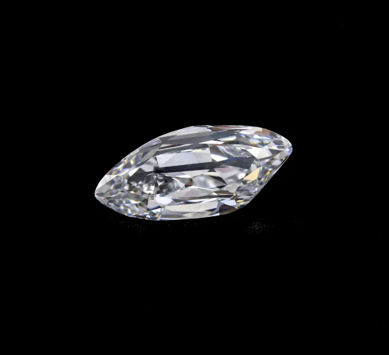 9.89 Ct. D IF Old Mine Leaf Shape TypeIIa