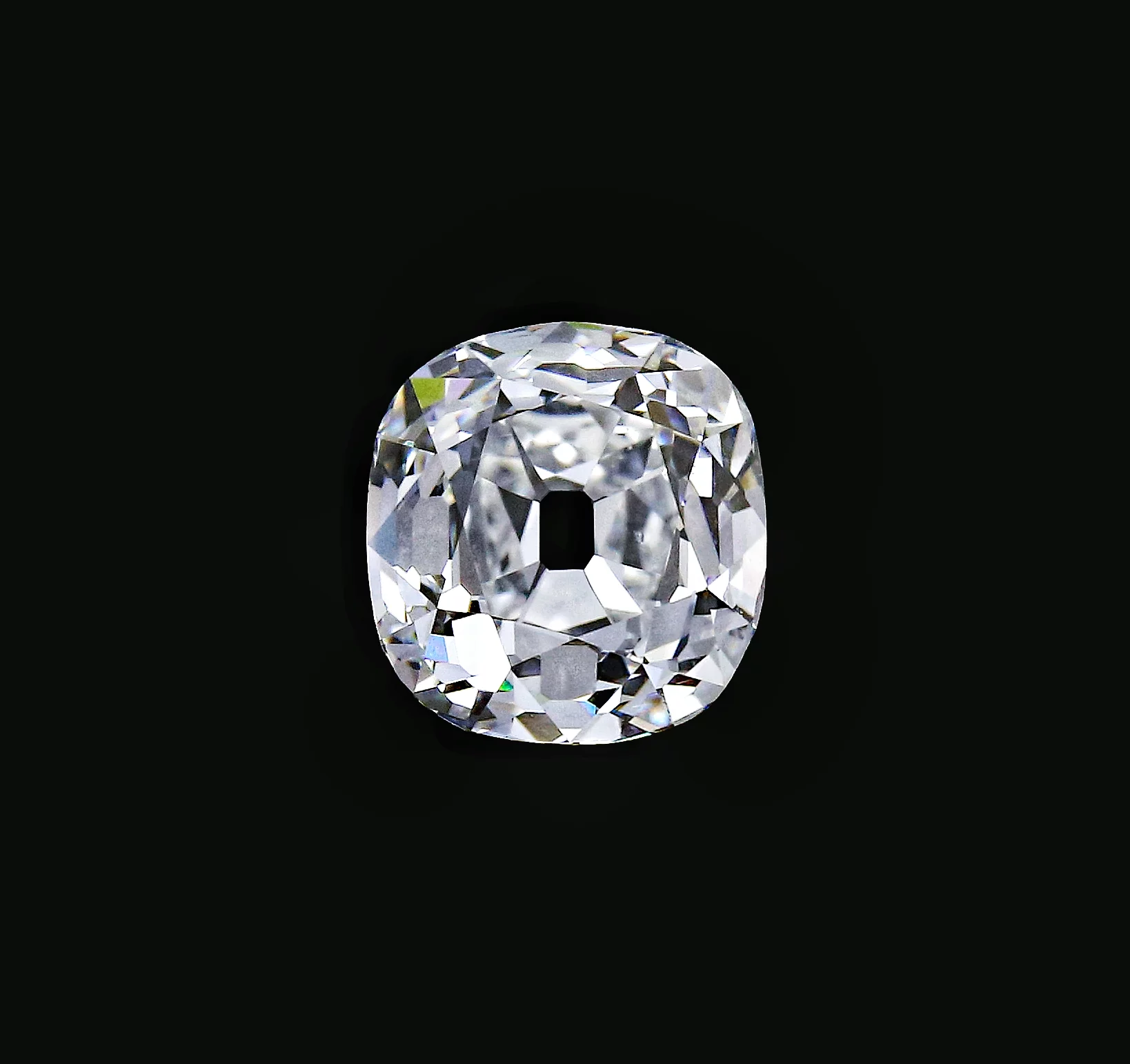 3.03 Ct. D VS2 Old Mine Cushion
