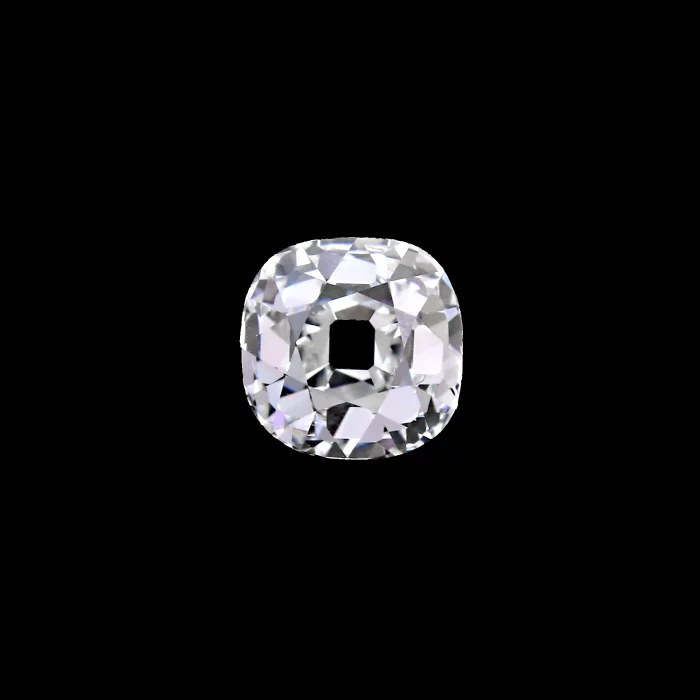 2.02 Ct. D VS2 Old Mine Cushion MB