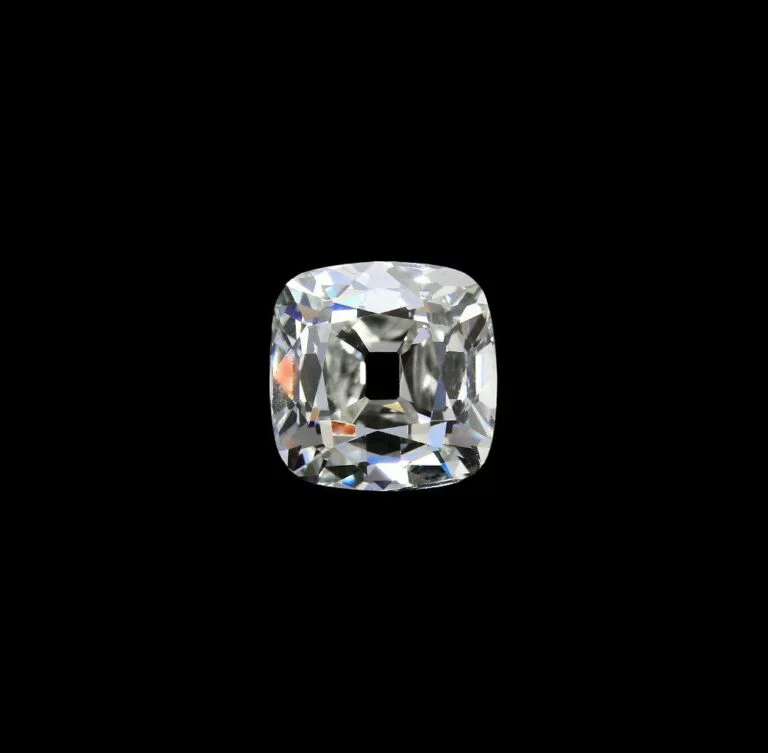 4.02 Ct. K SI1 Old Mine Cushion Brilliant