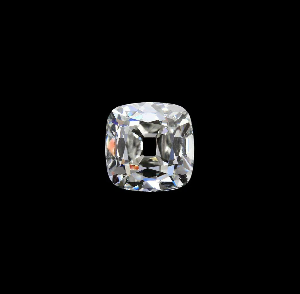 4.02 Ct. K SI1 Old Mine Cushion Brilliant