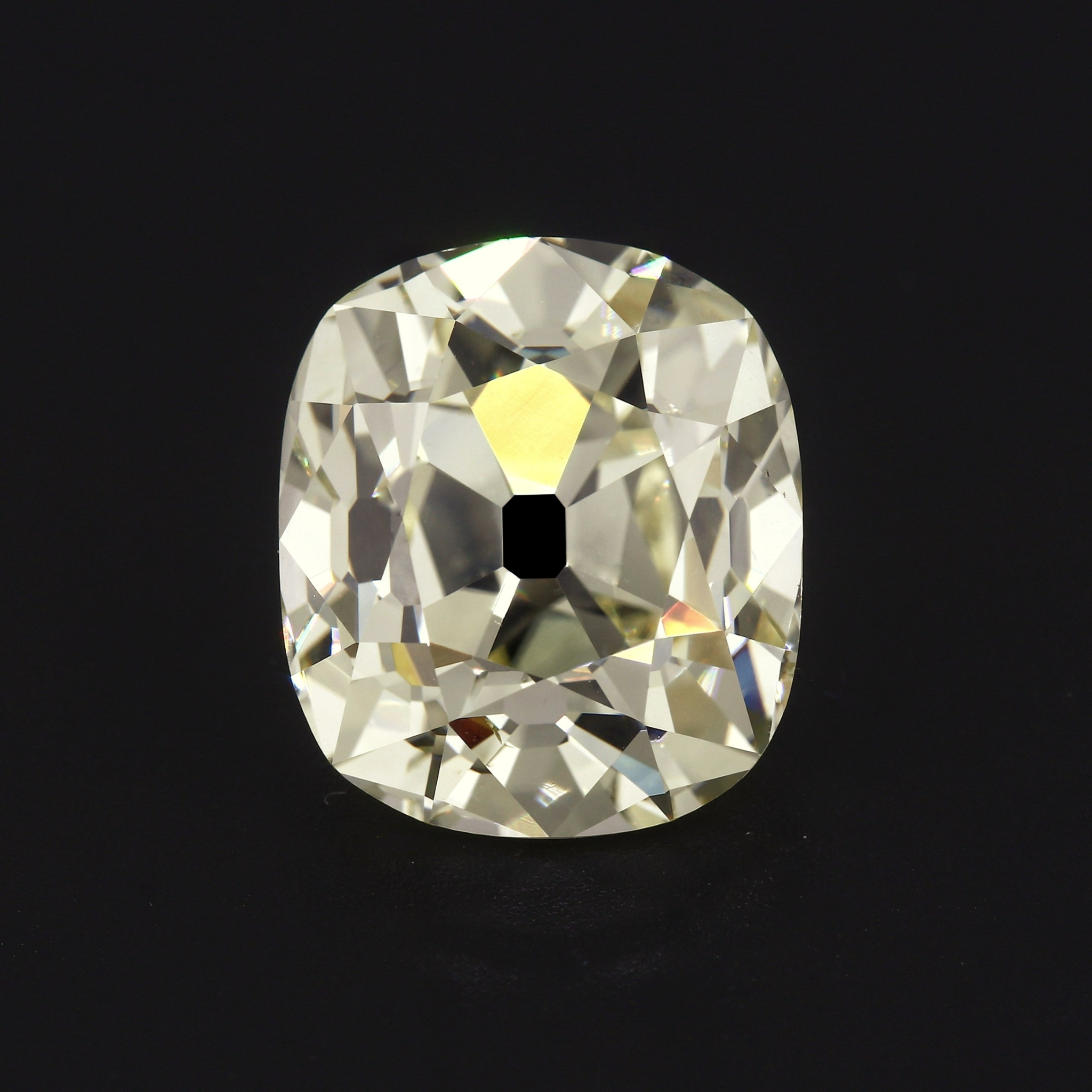 12.78 Ct. Y-Z VS2 Old Mine Cushion