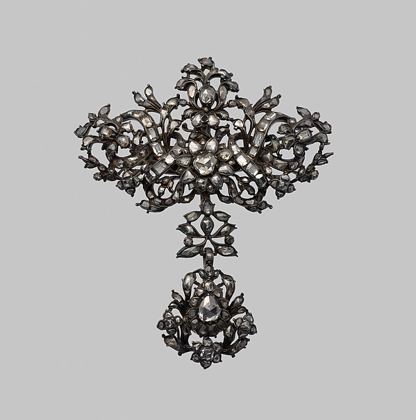 Early eighteenth-century Portuguese or Spanish silver and diamond brooch from The Metropolitan Museum of Art